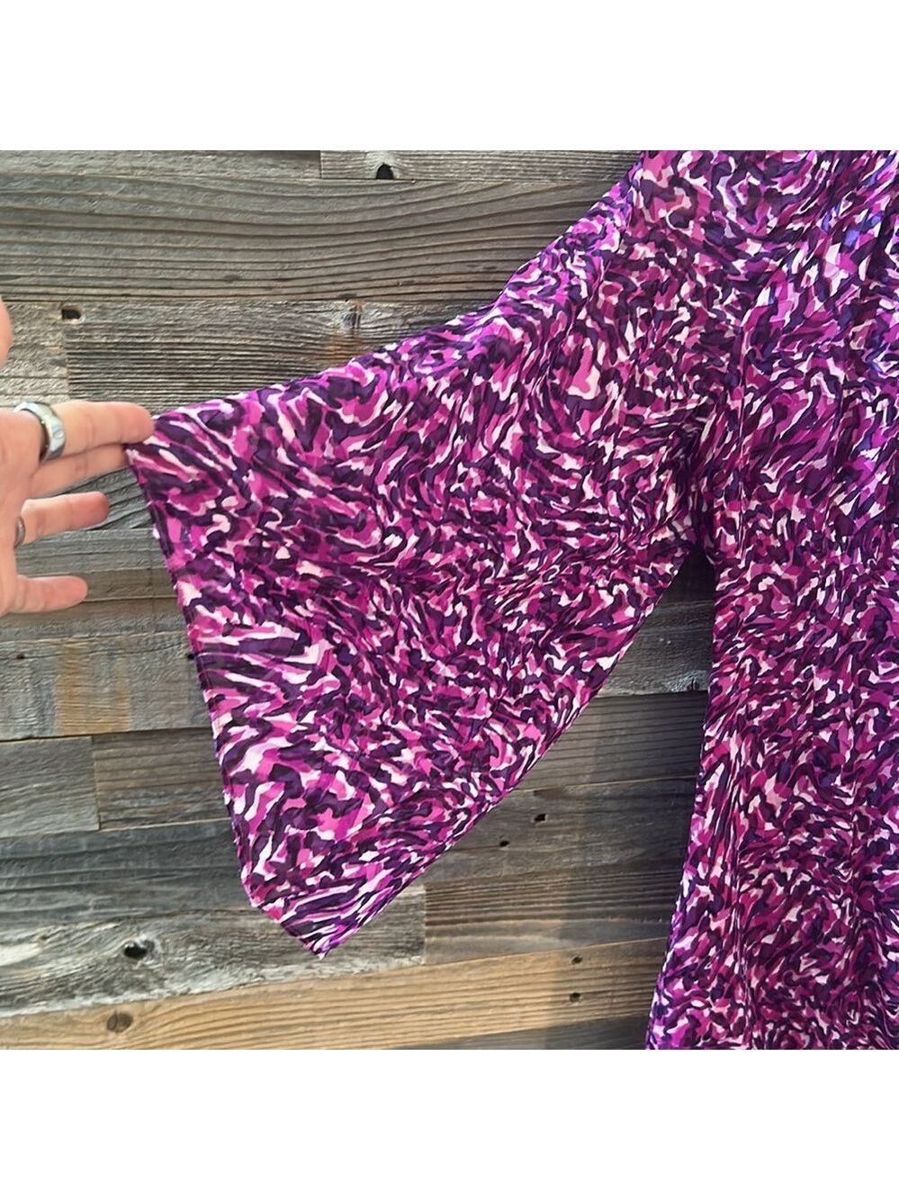 Ramy Brook Kamila Mini Dress Purple Print Size 4 NWT - Picture 3 of 13